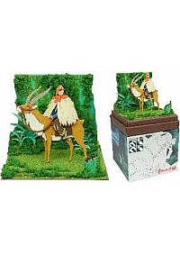 Mini Paper-Kit Miniatuart #137 Par Sankei - Ghibli Princesse Mononoke Ashitaka's Departure